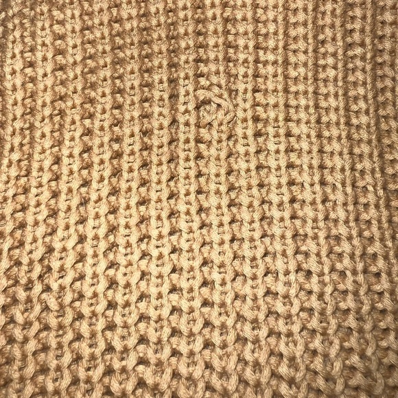 {Jenni Kayne Cotton Cabin Knit Pullover Sweater Mustard Golden Yellow X-Small XS - Picture 3 of 9